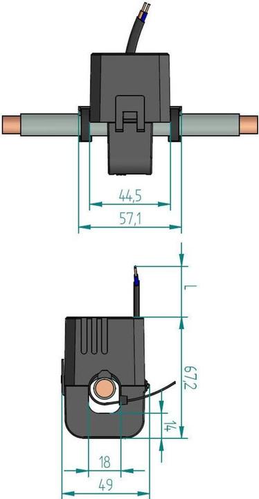 Actual product image Gossen Metrawatt SC40-B 100/1A 0.2VA