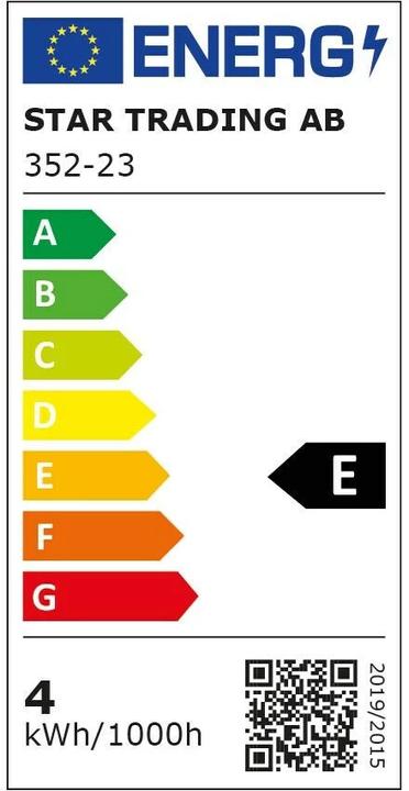 Label énergétique Star Trading Filament (E27, 4 W, 400 lm, 1 x, E)