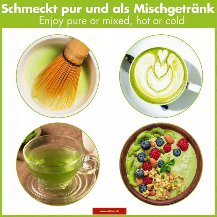 Produktbild Calimatcha Matcha Grün Tee Set inkl. Matcha Besen - Mambo