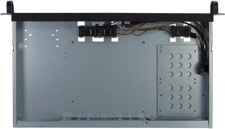 Actual product image Intertech IPC 1HU-K-125L 48,26cm 19inch 1RU IPC enclosure w. 1x 8,9cm 3,5inch int. o 2x 6,35cm 2,5inch i...