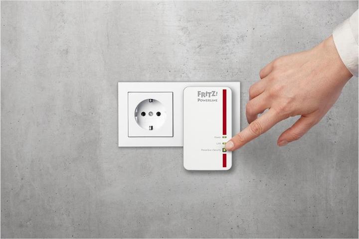 Produktbild AVM FRITZ!Powerline 1000E Set - enthält 2x FRITZ!Powerline 1000E Adapter (1200 Mbit/s)