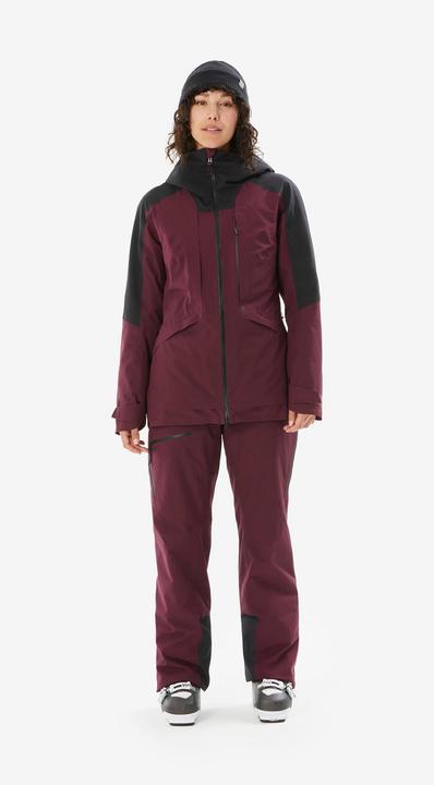 Produktbild Wedze Skihose Damen warm und atmungsaktiv Damen - 500 bordeauxrot (44)