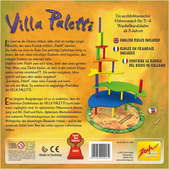 Actual product image Zoch Villa Paletti (German)