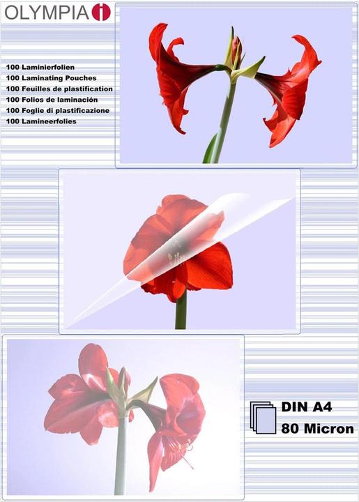 Olympia Feuilles de plastification