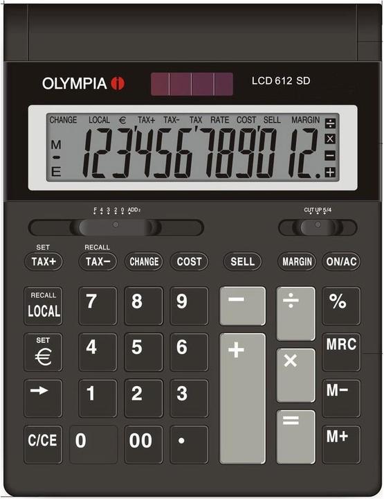 Actual product image Olympia LCD 612 Sd (Solar cells, Batteries)