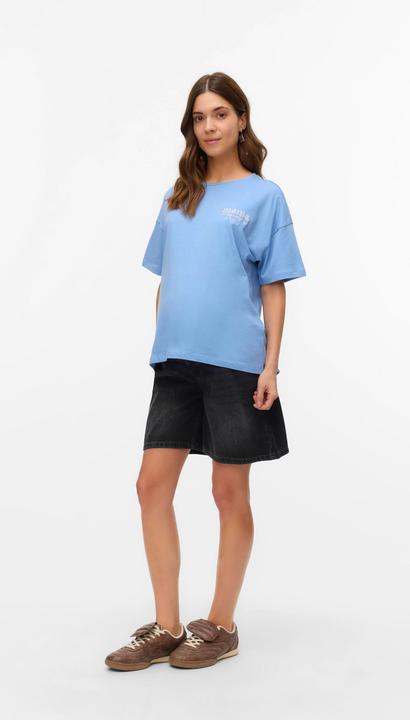 Produktbild Mamalicious Normal geschnitten Mid Rise 5-Pocket-Shorts Jeans-Shorts (XS)