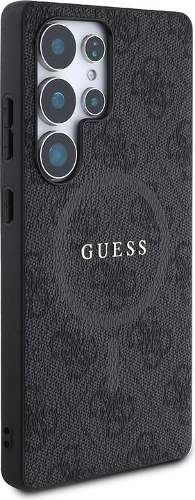 Actual product image Guess Hülle Monogramm mit integriertem MagSafe und goldenem Logo (Samsung Galaxy S25 Ultra)