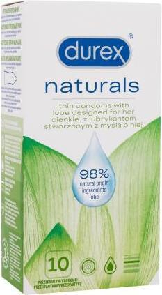 Immagine prodotto Durex Preservativi Naturali Sottili con Lubrificante D (10 pz.)
