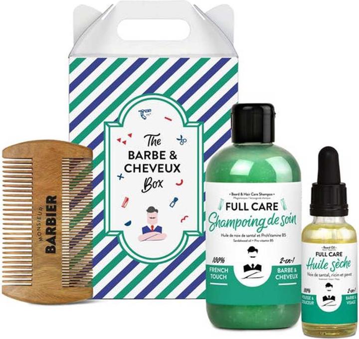 Produktbild Monsieur Barbier Die Bart & Haar Box (280 ml)