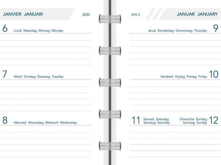 Produktbild Adoc Taschenagenda (A6, Deutsch, Italienisch, Niederländisch)