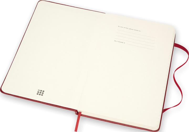 Immagine prodotto Moleskine Copertina in pelle per notebook (130 x 210 mm, Righe, Copertina rigida)