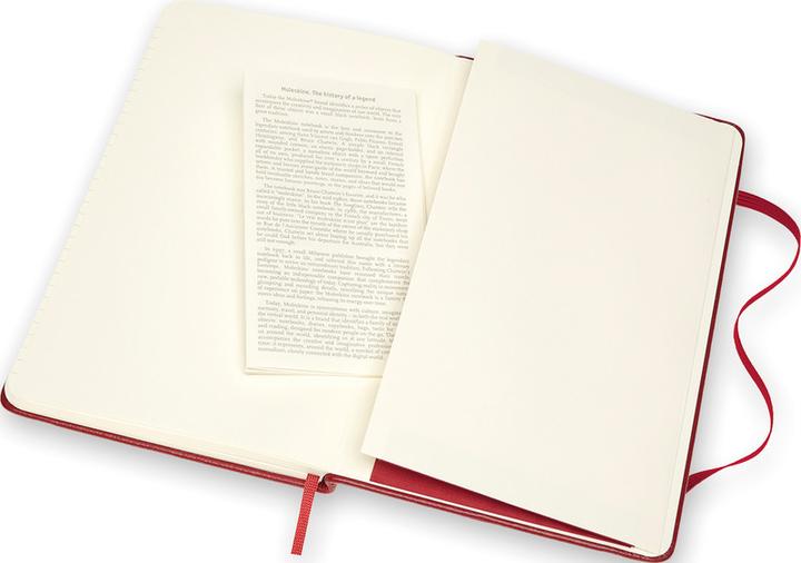 Immagine prodotto Moleskine Copertina in pelle per notebook (130 x 210 mm, Righe, Copertina rigida)