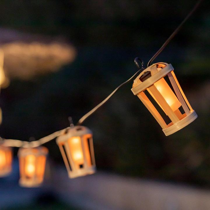 Immagine prodotto Newgarden HIAMA LED x10, luci fiabesche 5m, per esterni e interni con effetto fiamma IP44 (5 m)