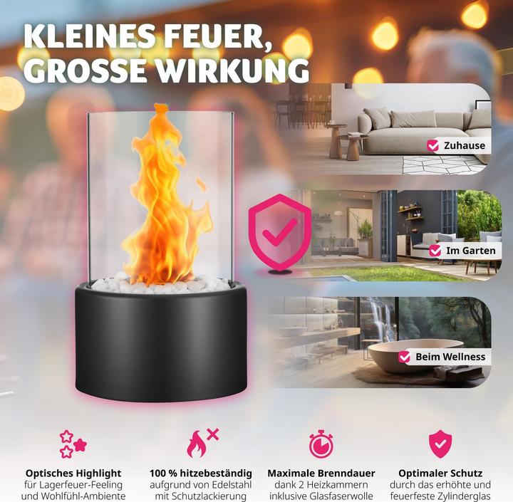 Actual product image tectake Damine (ø 26 x 16.5 cm)