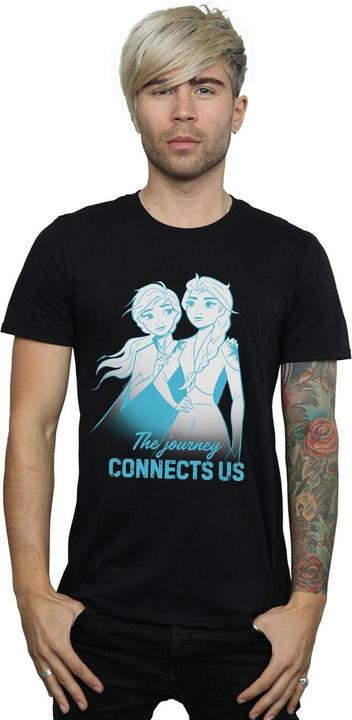 Produktbild Disney Frozen 2 Elsa and Anna The Journey Connects Us TShirt (L)