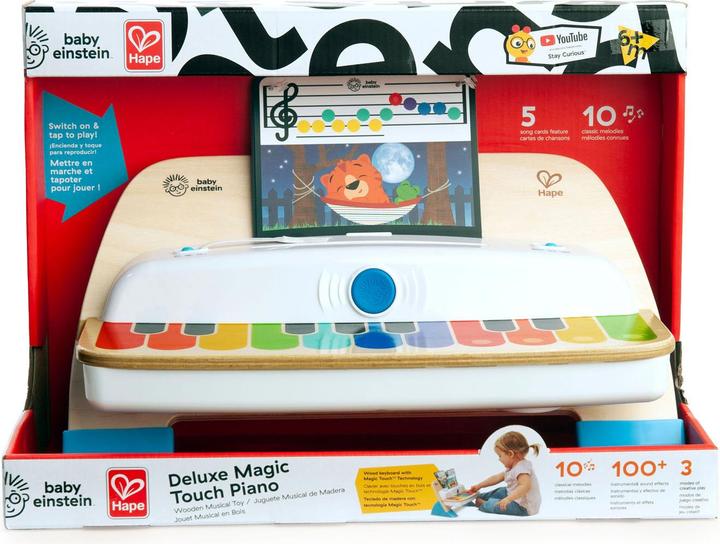 Actual product image Hape Deluxe Magic Touch Piano (German, French, Italian, English)