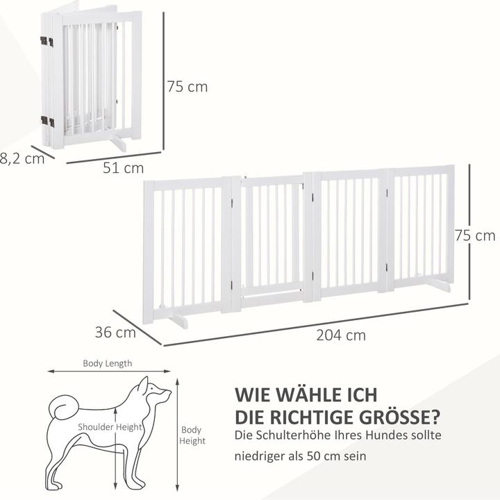 Actual product image PawHut Folding door guard (51 cm)
