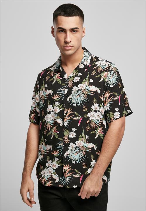 Produktbild Urban Classics Viscose AOP Resort Shirt (4XL)
