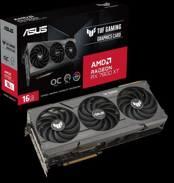Produktbild ASUS TUF Gaming Radeon RX 7800 XT OC Edition (16 GB)