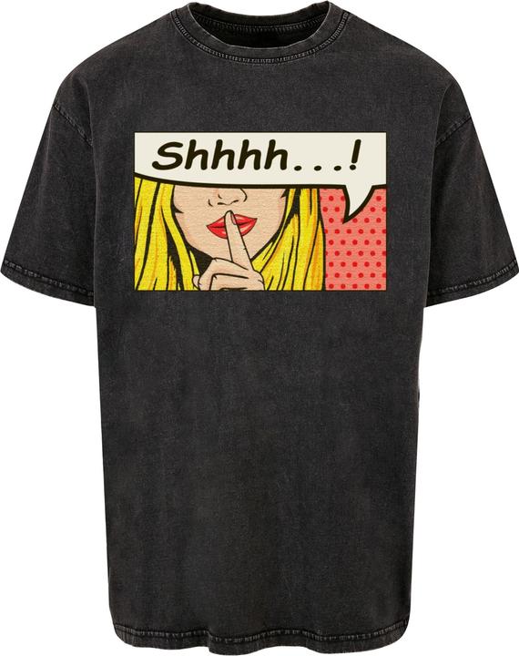 Image du produit Merchcode Silent Sign Comic Acid Washed Oversized Tee - 116363 (S)