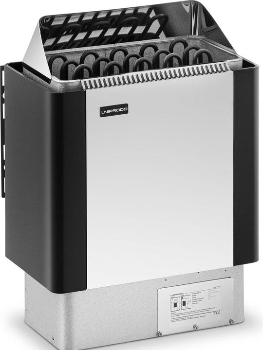 Uniprodo Saunaofen elektrisch Saunaheizung Sauna Ofen Saunaheizgerät 8 kW 400V 3N