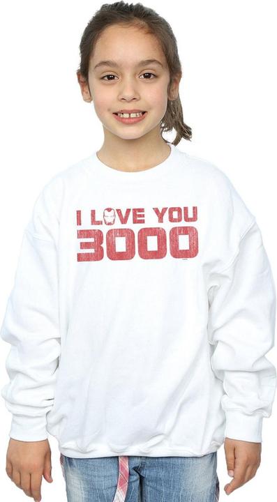Produktbild Mädchen Avengers Endgame I Love You 3000 Distressed Sweatshirt (152, 158)