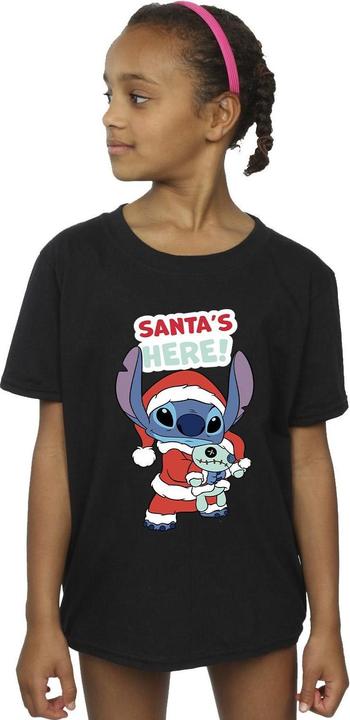 Produktbild Disney Lilo & Stitch Santa's Here TShirt Mädchen (140, 146)
