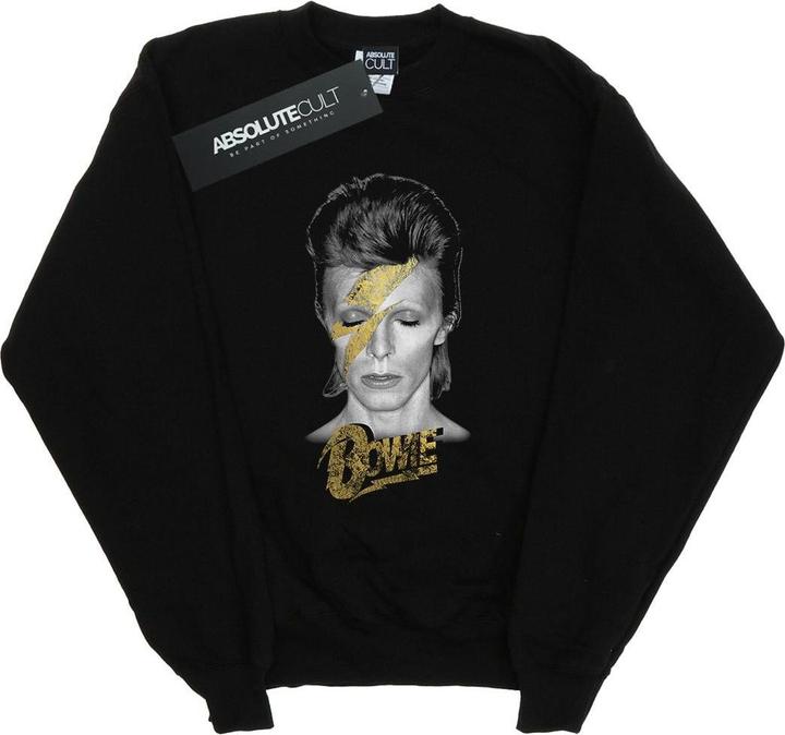 David Bowie Aladdin Sane Gold Bolt Sweatshirt (XL)