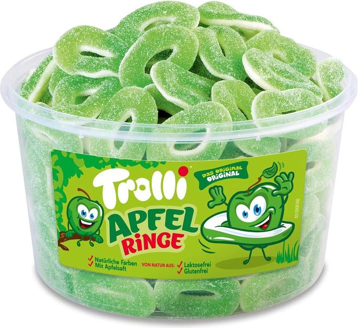 Actual product image Trolli Sour apple rings (1 pcs., 1200 g)