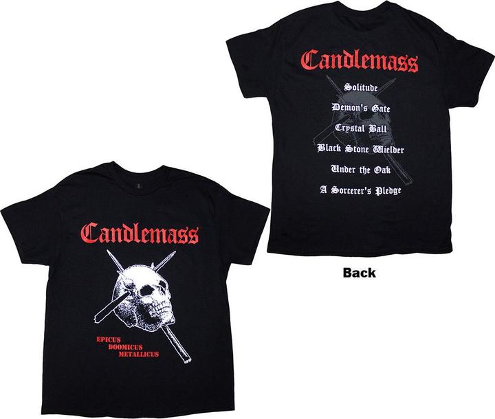 Produktbild Candlemass Epicus Doomicus Metallicus Back Print (M)