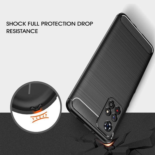 Produktbild MU Style Carbon Fiber TPU Softcase Series (Xiaomi Poco M4 Pro 5G)
