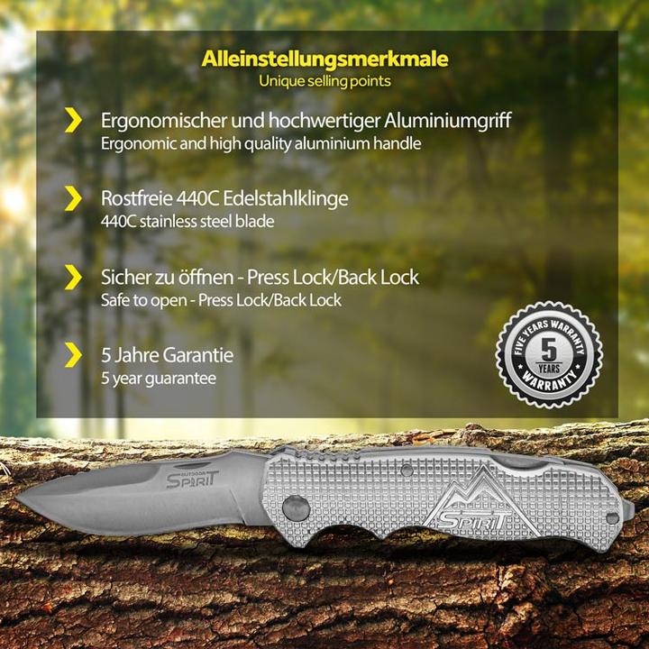 Immagine prodotto Outdoor Spirit Coltello pieghevole (8.60 cm)
