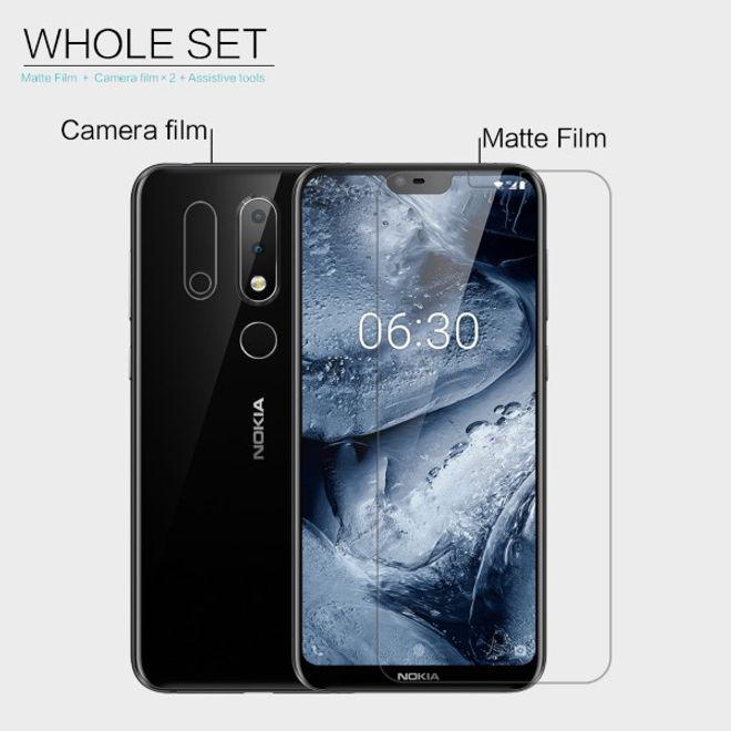 Actual product image Nillkin Matte Series Protective Film (1 Piece, Nokia X6, Nokia 6.1 Plus)