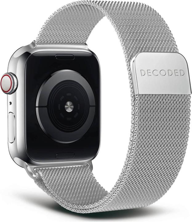 Image du produit Decoded Bracelet de traction milanais 42/44/45mm Titane (44 mm, 45 mm, 49 mm, 46 mm, Acier inoxydable, Apple Watch Series 3, Apple Watch Series 2, Apple Watch Series 4, Apple Watch Series 10, Apple Watch Series 1, Apple Watch Series 5)