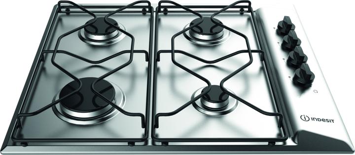 Actual product image Indesit PAA 642 IX/I WE1 Stainless steel Built-in 58 cm Gas 4 Cooker(s)