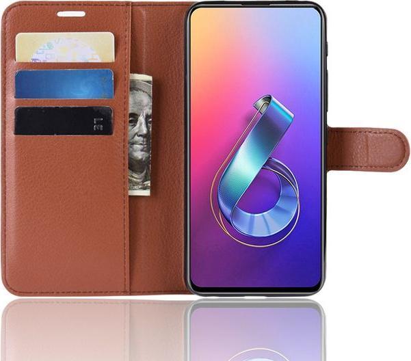 Actual product image MU Classic Litchi Leather Bookcover Series (Asus Zenfone 6)