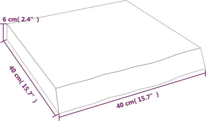 Produktbild VidaXL Emerald (40 x 6 x 40 cm)