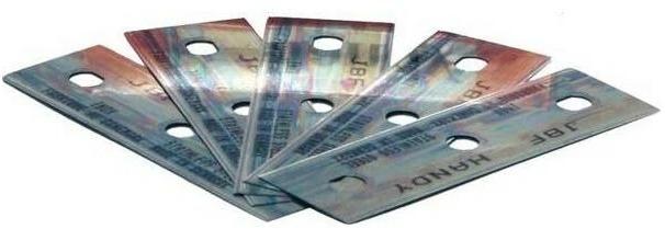 Actual product image JBL Aquaristik und Terraristik Aqua-T Handy, replacement blades (5 pcs.) (Aquarium cleaning, Blade)