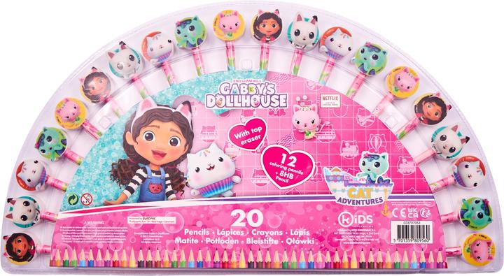 Image du produit Euromic Gabbys Dollhouse - 20 pencil/colour pencil set (033707053)