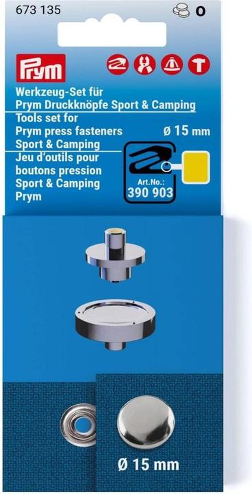 Produktbild Prym Werkzeug-Set für Druckknöpfe Sport 15 mm