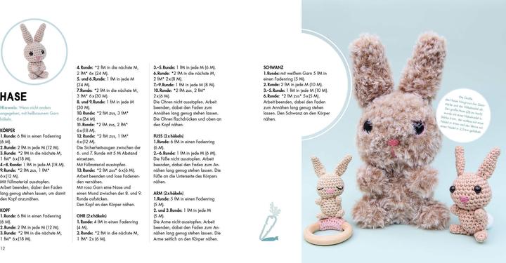 Nährwerte und Zutaten Mini-Amigurumis (Deutsch, Sarah Abbondio, 2021)