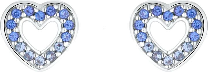 Image du produit Prinzessin Lillifee Boucles d'oreilles pour filles, argent 925 Sterling, zirconium (synth.), coeur (Argent 925)