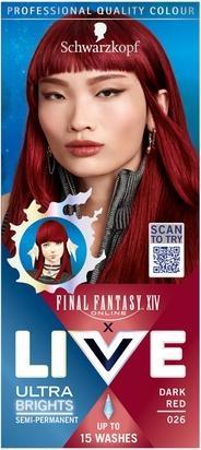 Schwarzkopf Live farba do włosów 026 Dark Red (026 Dark Red)