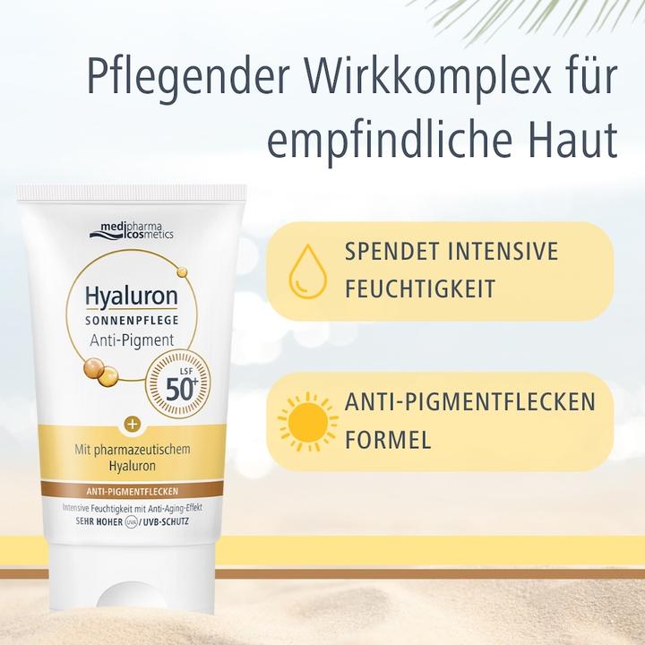 Actual product image Dr. Theiss Hyaluron Sunp. Face Anti-Pig.&Anti-Age SPF50, 50 ml CRE (Sun cream face, SPF 50+, 50 ml)