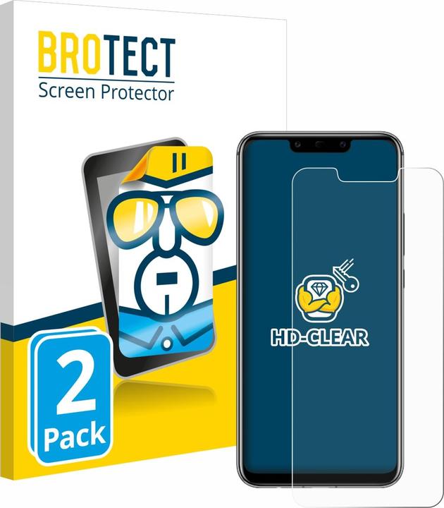 Produktbild BROTECT Schutzfolie Displayschutz Klar (2 Stück, Huawei Mate 20 Lite)