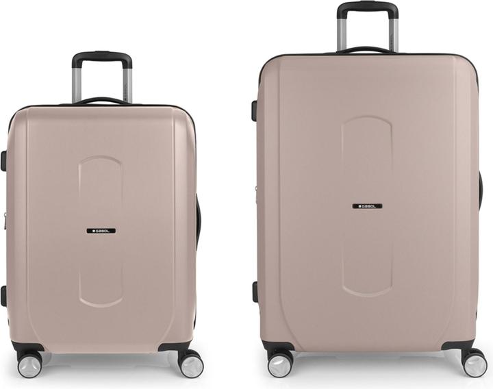 Actual product image Gabol Ocean 4-wheel suitcase set 2-piece with expansion fold (200 l, XL (from 140l))