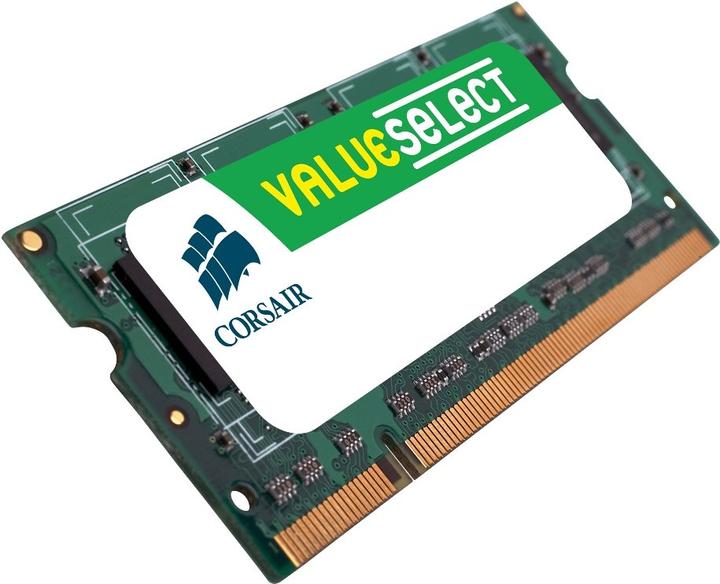 Actual product image Corsair ValueSelect (1 x 4GB, 1333 MHz, DDR3-RAM, SO-DIMM)