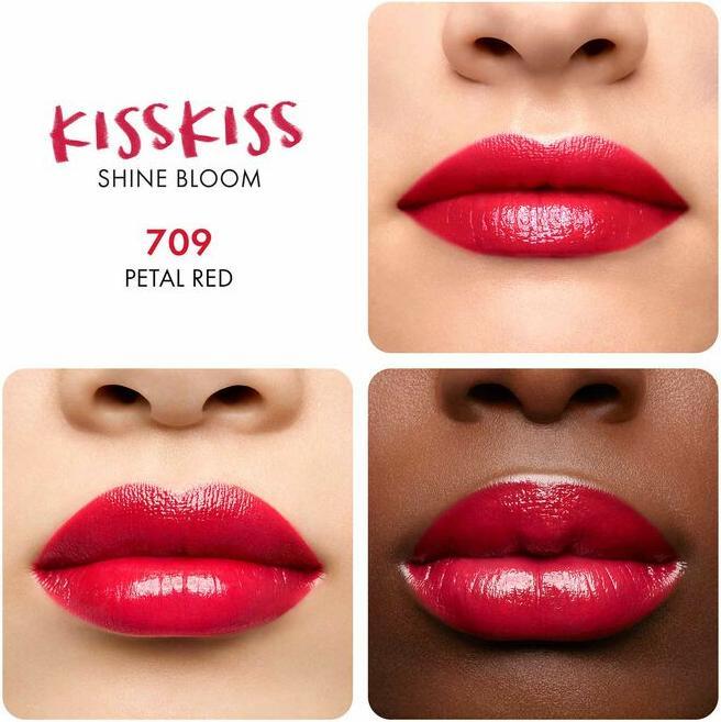 Produktbild Guerlain KK 21 Shine Bloom Lips 709 PETAL RED R1 (709 Petal Red)