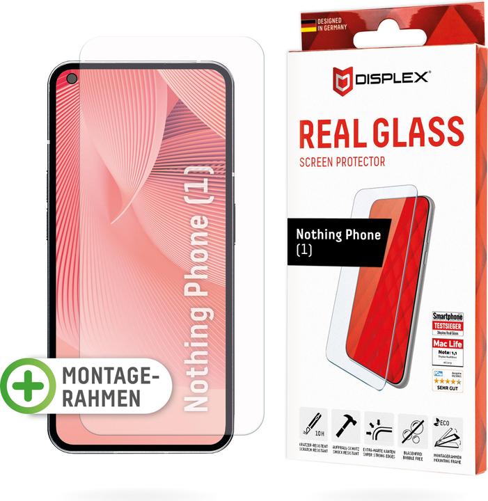 Immagine prodotto Displex Real Glass, 2D Panzerglas (1 Pezzo/i, Niente telefono (1))