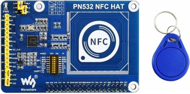Immagine prodotto WaveShare PN532 HAT NFC per Raspberry Pi